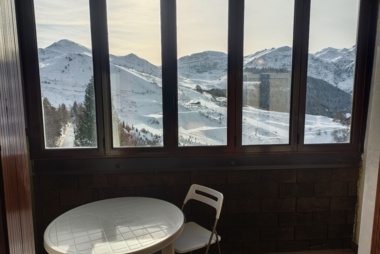 Veranda vista piste